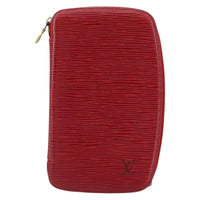 Louis Vuitton Geode Organizer Wallet Epi Leather Red Leather Wallets Accessory (Authentic Pre-Loved)