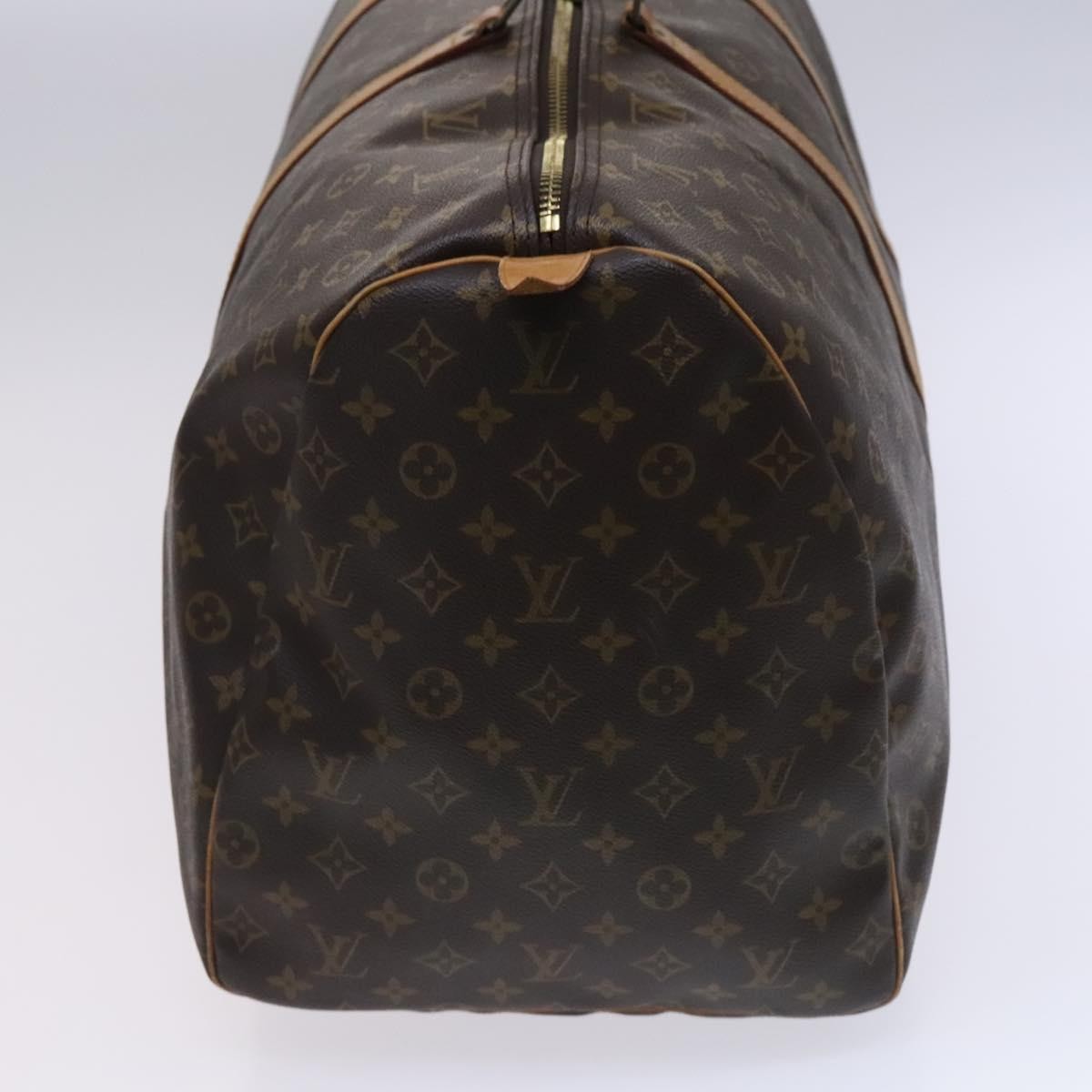Louis Vuitton Keepall Bag Monogram Canvas Brown Canvas Travel Bag Bag (Pre-Loved)