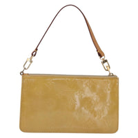 Louis Vuitton Lexington Pochette Monogram Vernis Beige Patent_Leather Clutche & Pouche Bag (Authentic Pre-Loved)