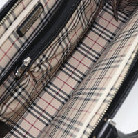 Burberry Vintage Briefcase Leather Black Leather Briefcase Bag (Authentic Pre-Loved)