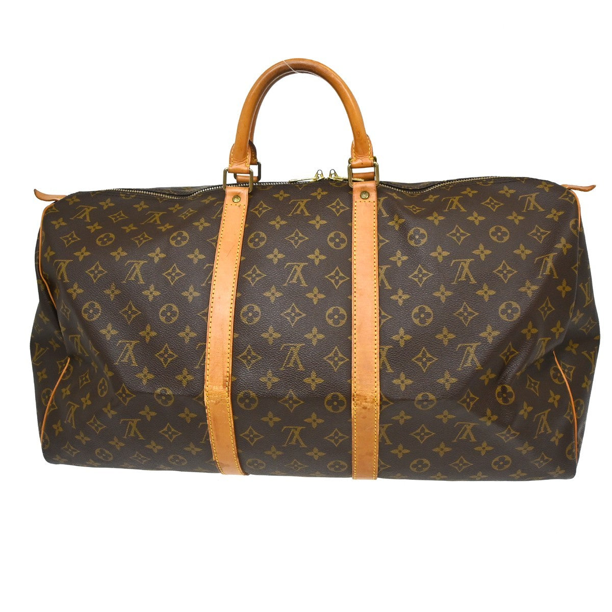 Louis Vuitton Louis Vuitton Keepall Bag Monogram Canvas Brown Canvas Travel Bag Bag (Pre-Loved)