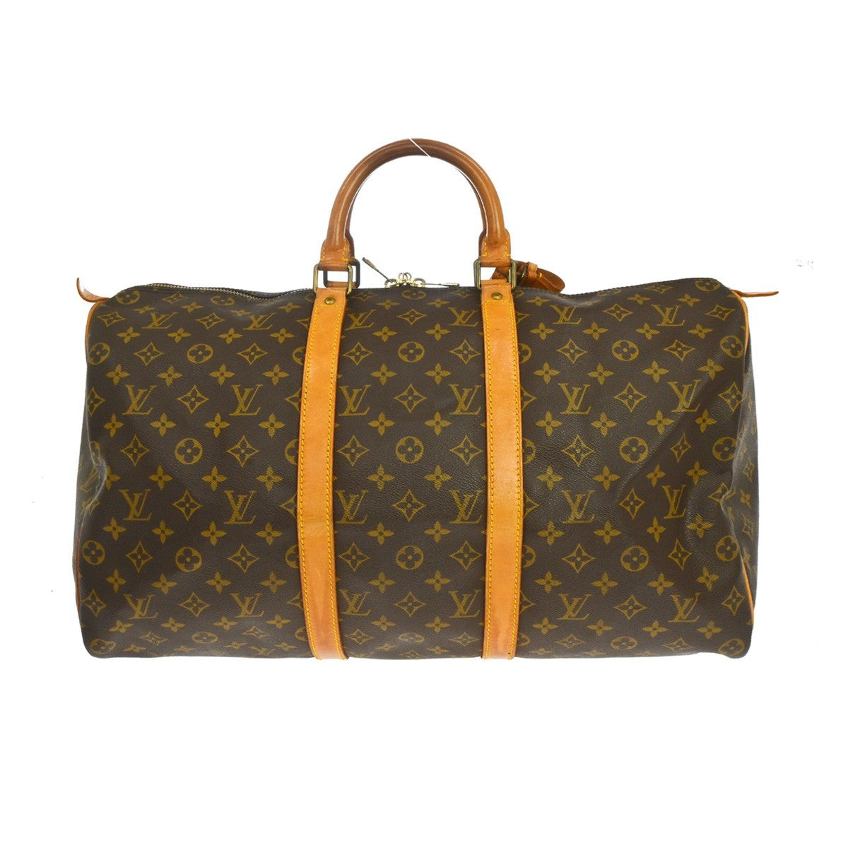 Louis Vuitton Louis Vuitton Keepall Bag Monogram Canvas Brown Canvas Travel Bag Bag (Pre-Loved)