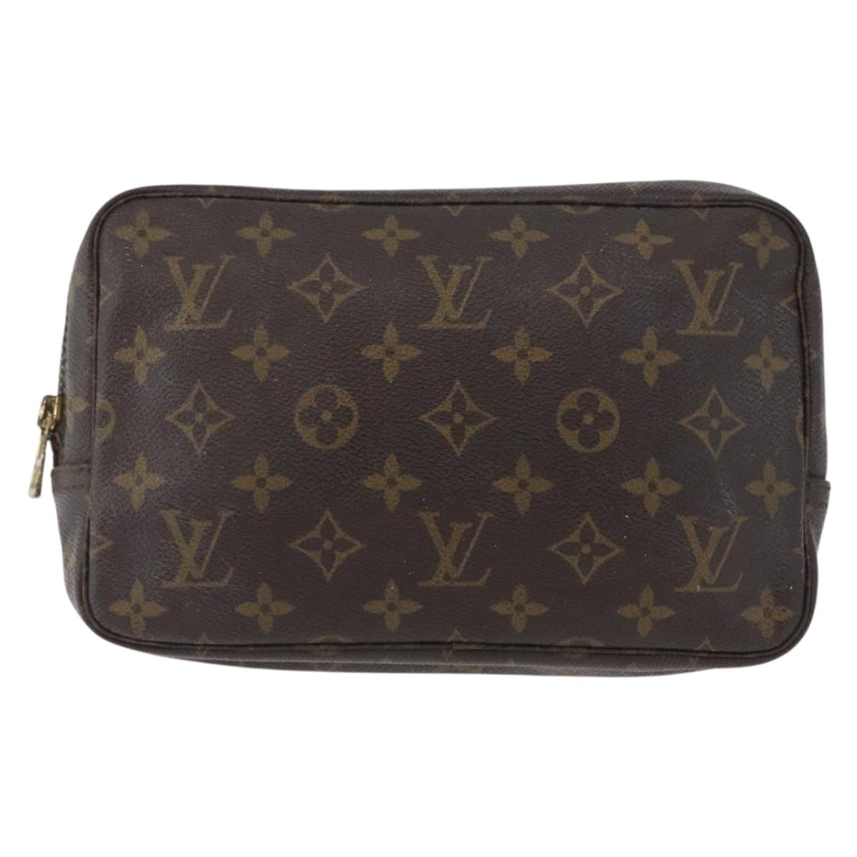 Louis Vuitton Trousse Toilette Monogram Canvas Brown Canvas Clutche & Pouche Bag (Authentic Pre-Loved)