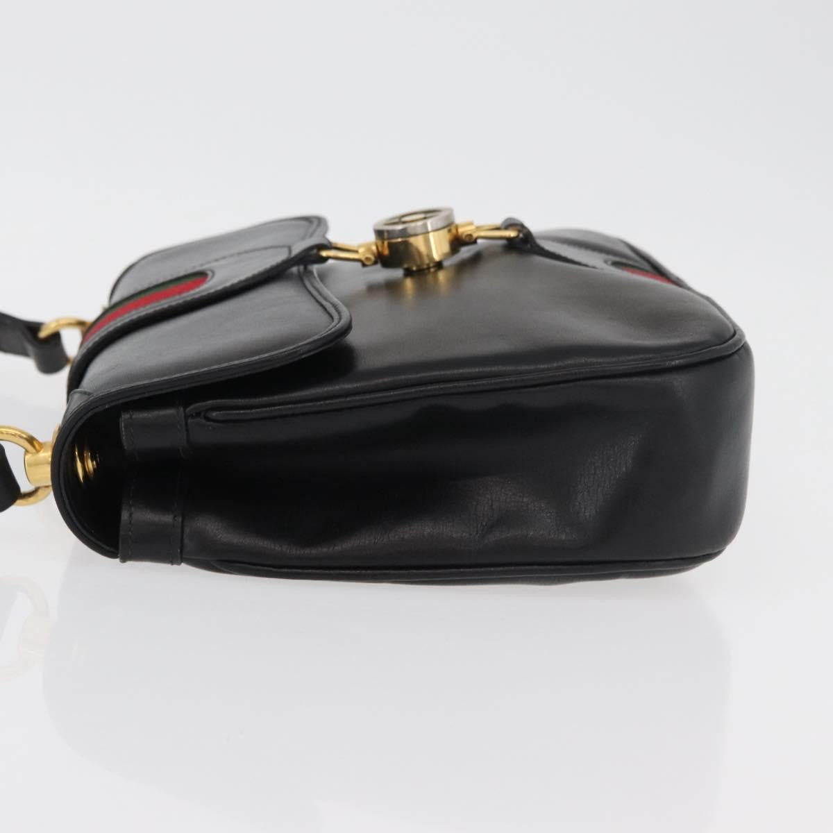 Gucci Sherry Line Shoulder Bag Leather Multicolour Leather Handbag (Authentic Pre-Loved)