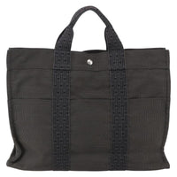 Hermes Fourre-Tout Herline Fourre-Tout Herline Gray Canvas Tote Bag Bag (Authentic Pre-Loved)
