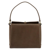 Gucci Vintage Shoulder Bag Leather Brown Leather Shoulder Bag Bag (Authentic Pre-Loved)