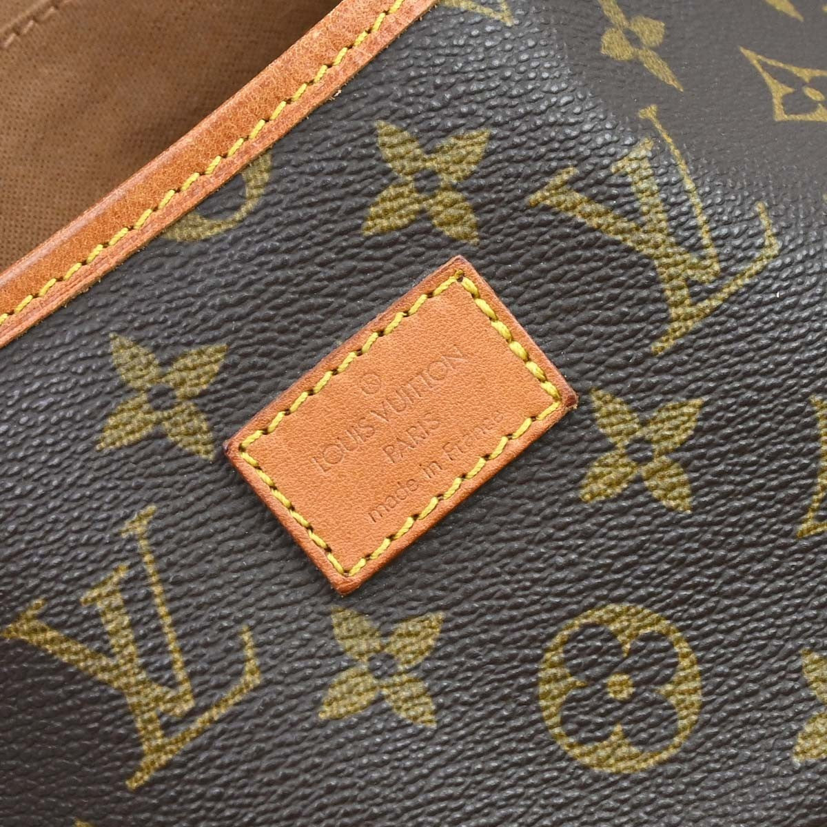 Louis Vuitton Saumur Handbag Monogram Canvas Brown Canvas Shoulder Bag Bag (Authentic Pre-Loved)