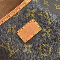 Louis Vuitton Saumur Handbag Monogram Canvas Brown Canvas Shoulder Bag Bag (Authentic Pre-Loved)