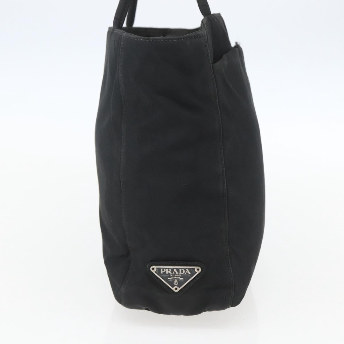 Prada Vintage Tote Tessuto Black Nylon Tote Bag Bag (Authentic Pre