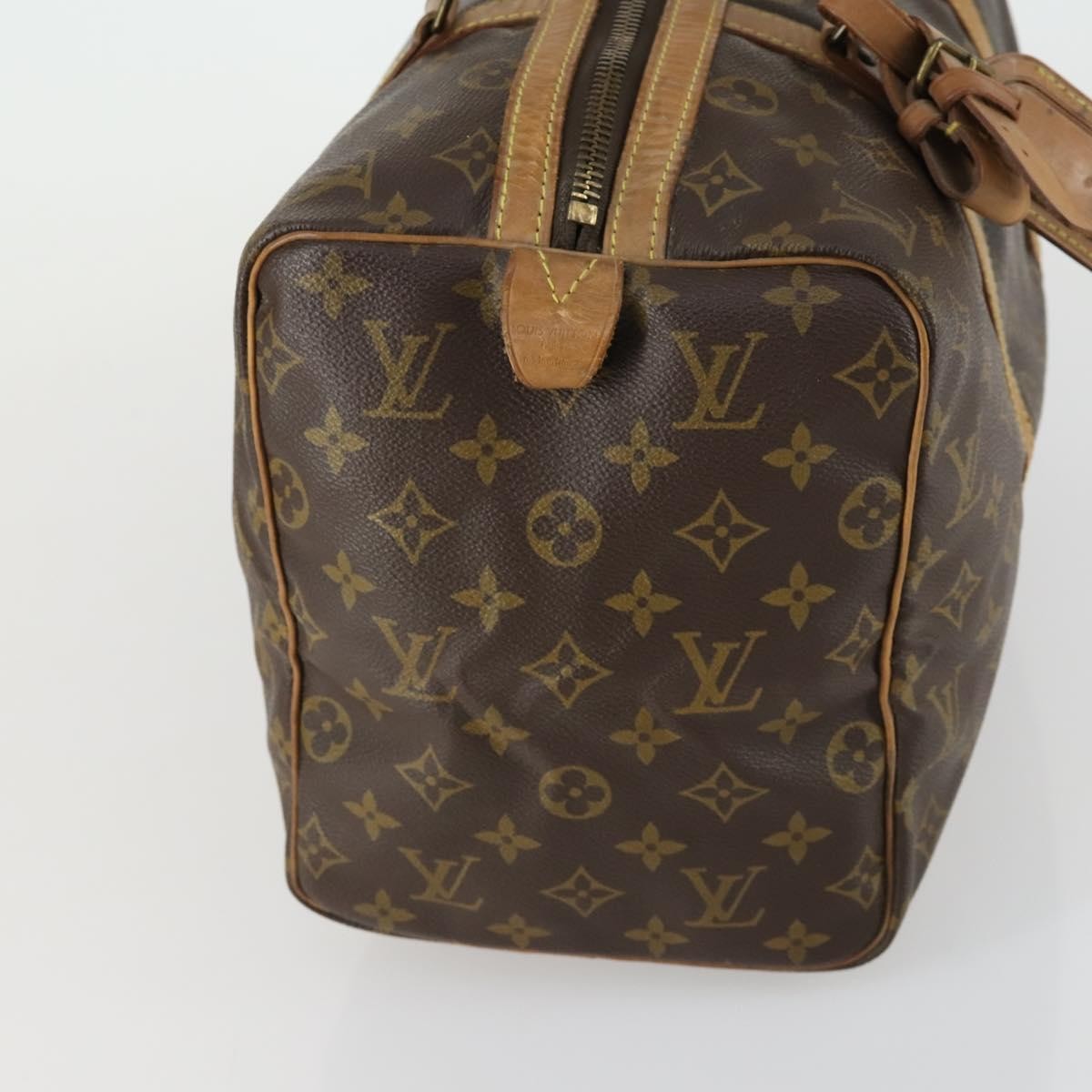 Louis Vuitton Sac Souple Handbag Monogram Canvas Brown Canvas Travel Bag Bag (Authentic Pre-Loved)