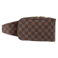 Louis Vuitton Geronimos Waist Bag Damier Brown Canvas Clutche & Pouche Bag (Pre-Loved)