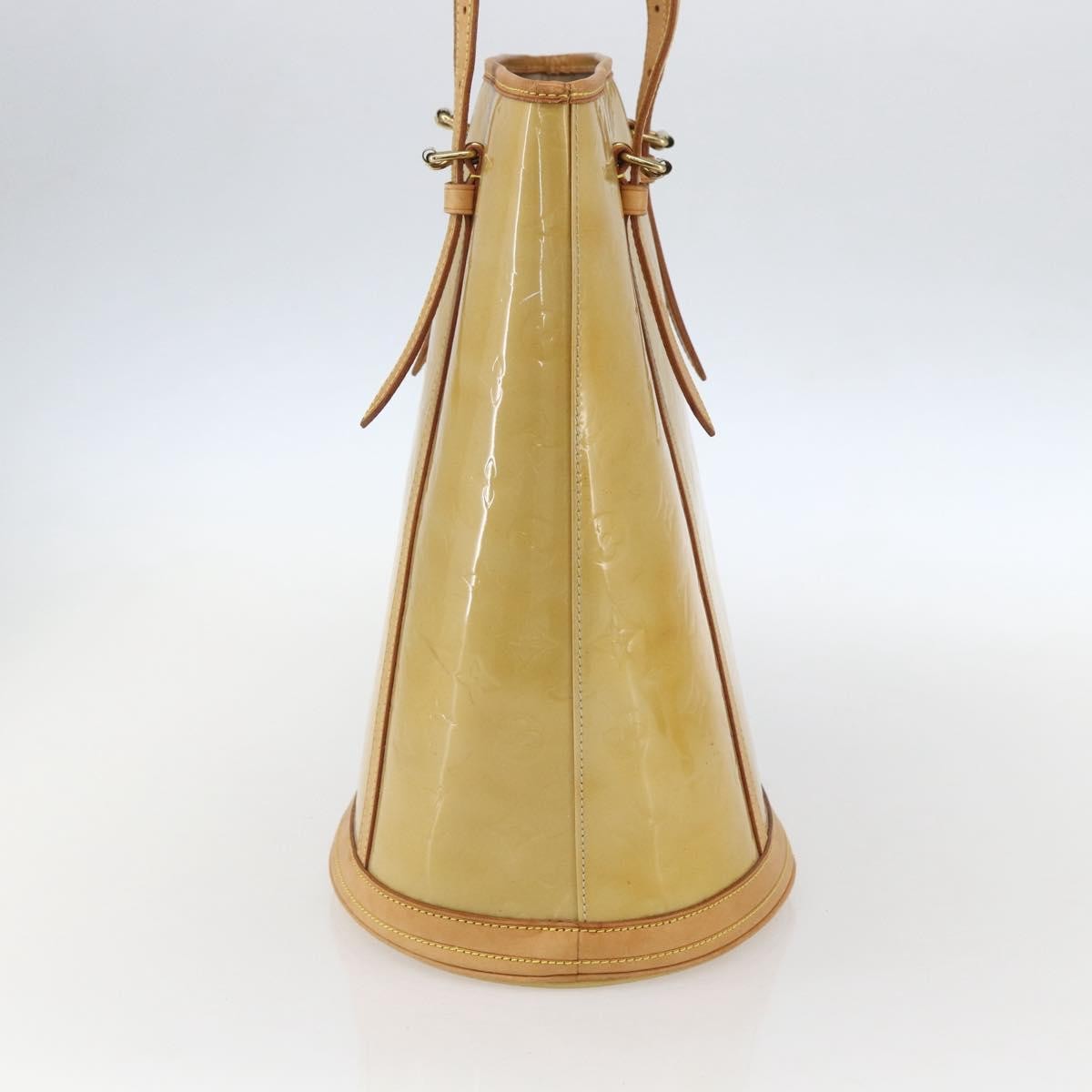 Louis Vuitton Bucket Bag Monogram Vernis Beige Patent_Leather Shoulder Bag Bag (Authentic Pre-Loved)