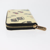 Louis Vuitton Nicolas Ghesquière Zippy Wallet Patent Monogram White Patent_Leather Wallets Accessory (Authentic Pre-Loved)