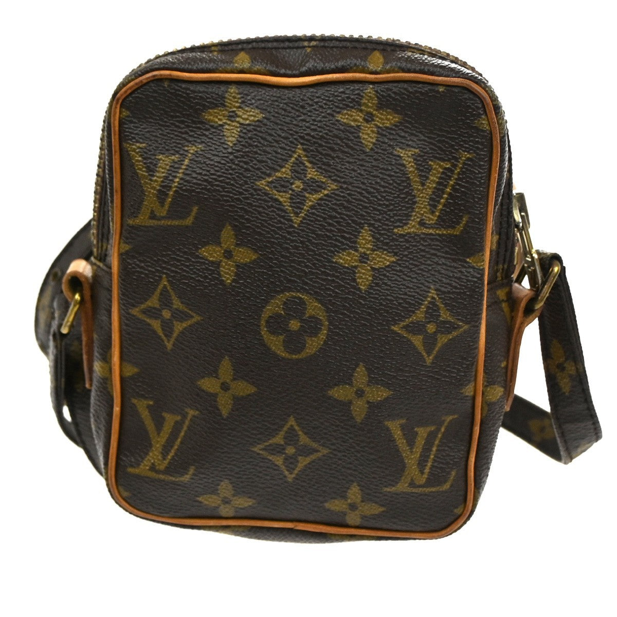 Louis Vuitton Danube Handbag Monogram Canvas Brown Canvas Clutche & Pouche Bag (Pre-Loved)