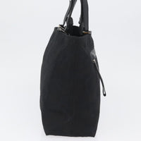 Salvatore Ferragamo Salvatore Ferragamo Gancini Tote Gancini Canvas Black Canvas Tote Bag Bag (Pre-Loved)