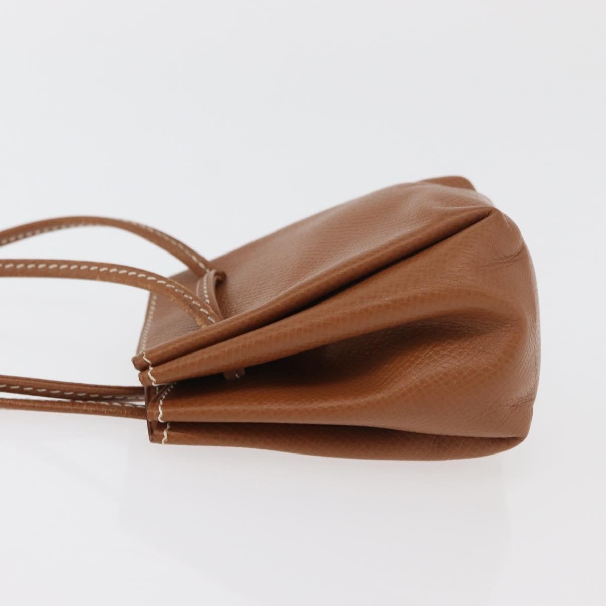 Hermes Vespa Pouch Leather Brown Leather Clutche & Pouche Bag (Authentic Pre-Loved)
