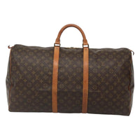 Louis Vuitton Keepall Bag Monogram Canvas Brown Canvas Travel Bag Bag (Pre-Loved)