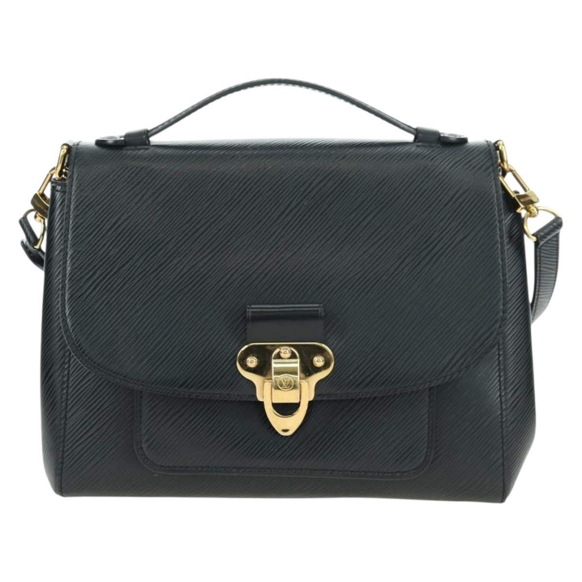 Louis Vuitton Boccador Handbag Epi Leather Black Leather Shoulder Bag Bag (Authentic Pre-Loved)