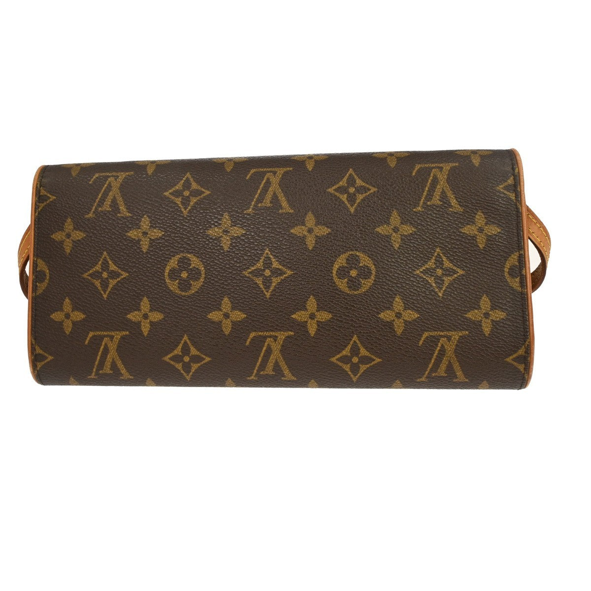 Louis Vuitton Twin Handbag Monogram Canvas Brown Canvas Clutche & Pouche Bag (Authentic Pre-Loved)