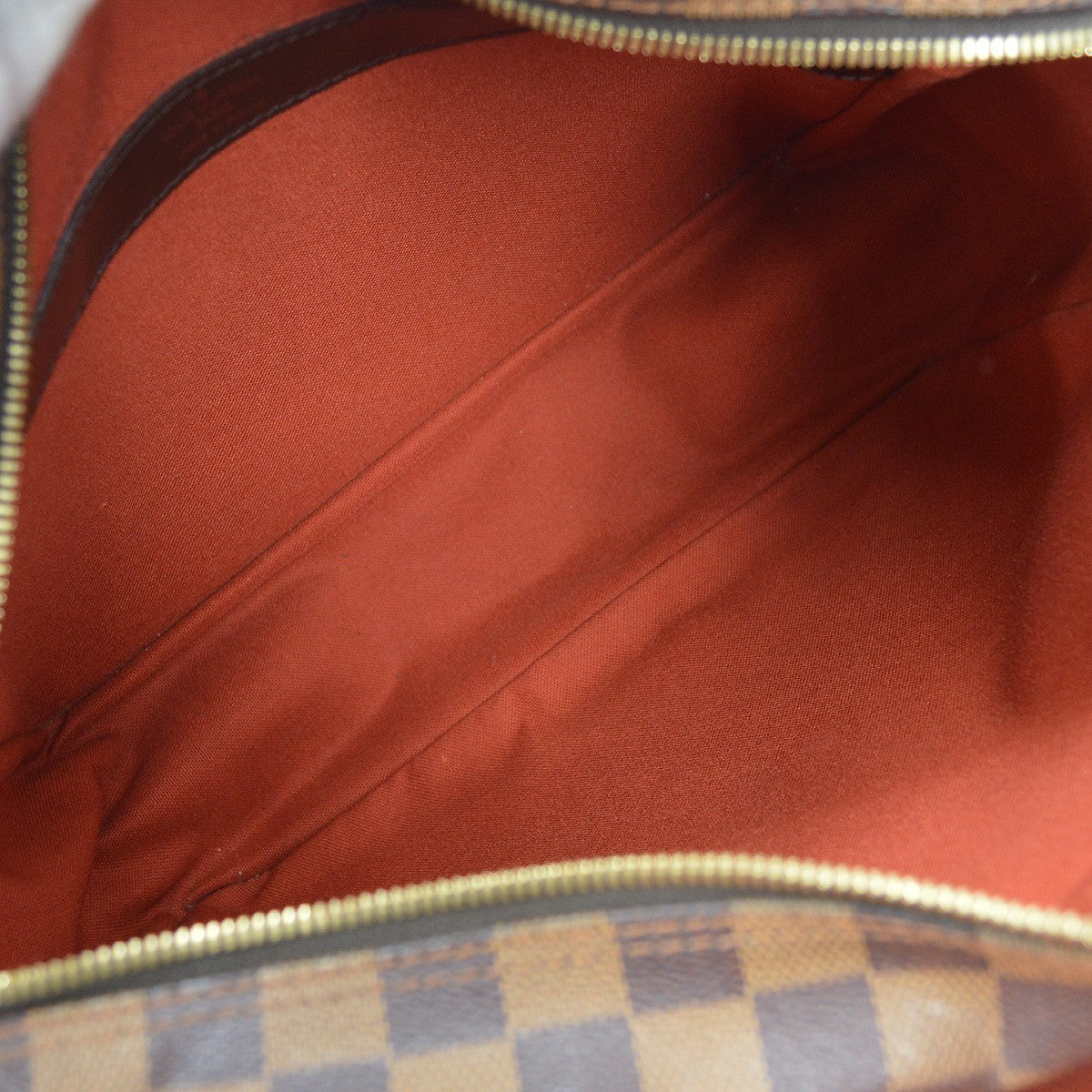Louis Vuitton Naviglio Handbag Damier Brown Canvas Shoulder Bag Bag (Pre-Loved)