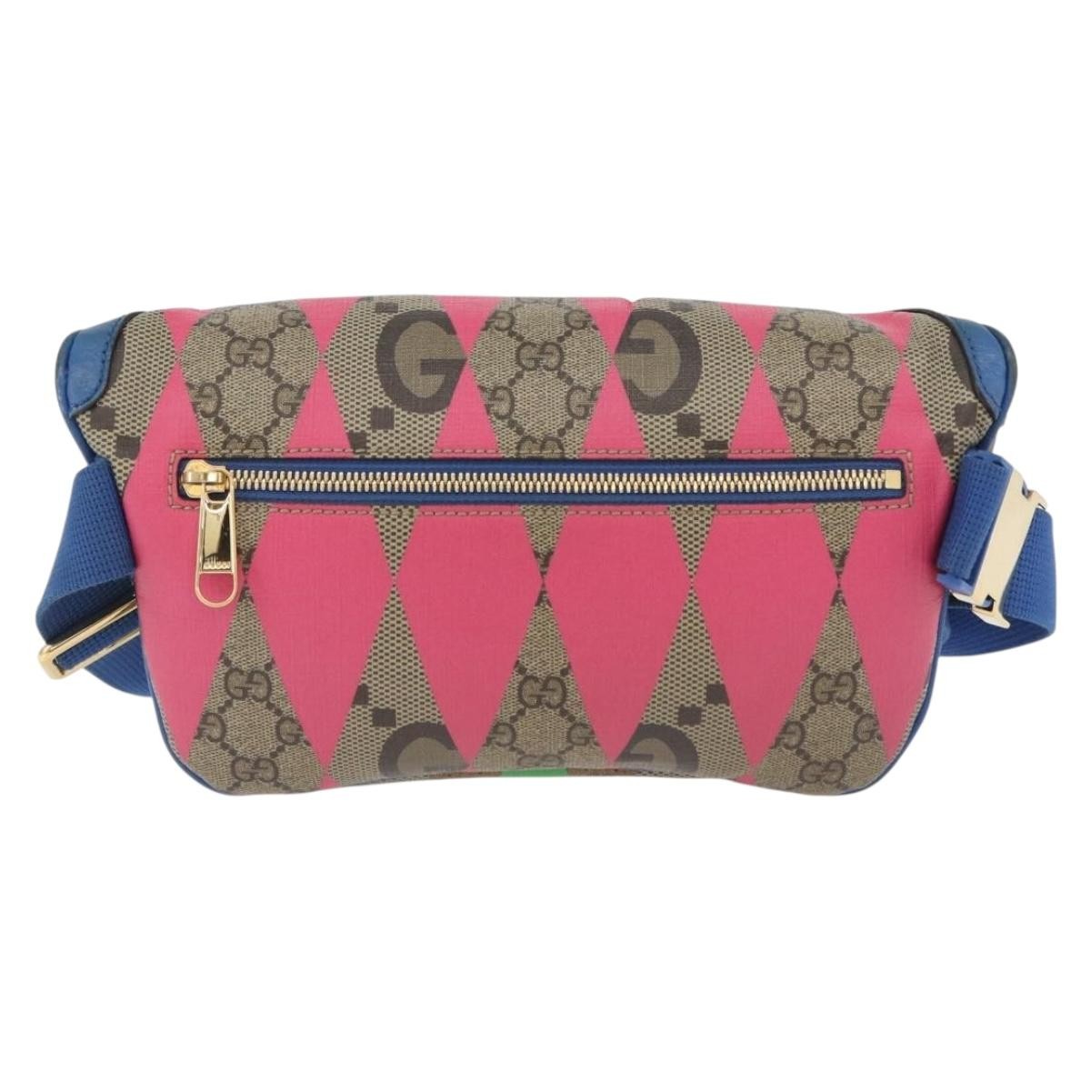 Gucci Gg Supreme Belt Bag Gg Coated Canvas And Leather Multicolour Pvc Crossbody Bag Bag (Authentic Pre-Loved)