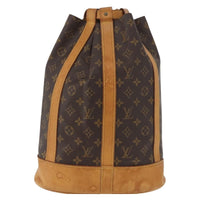 Louis Vuitton Randonnee Backpack Monogram Canvas Brown Canvas Shoulder Bag Bag (Pre-Loved)
