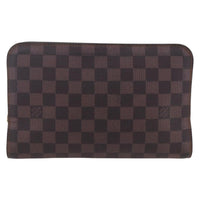 Louis Vuitton Pochette Saint Louis Damier Brown Canvas Clutche & Pouche Bag (Authentic Pre-Loved)