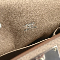 Hermes Jypsiere Bag Clemence Beige Leather Shoulder Bag Bag (Pre-Loved)