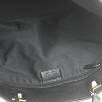 Gucci Vintage Bucket Shopping Tote Gg Canvas Black Canvas Tote Bag Bag (Authentic Pre-Loved)