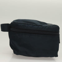 Prada Zip Around Toiletry Bag Tessuto Navy Nylon Clutche & Pouche Bag (Pre-Loved)