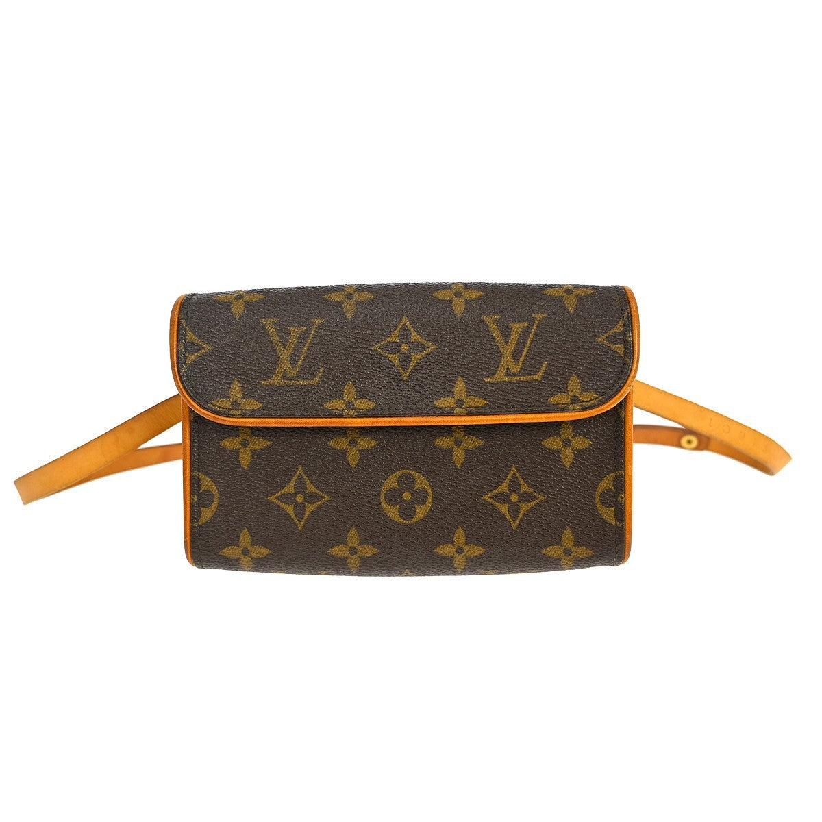 Louis Vuitton Louis Vuitton Florentine Waist Bag Monogram Canvas Brown Canvas Clutche & Pouche Bag (Authentic Pre-Loved)