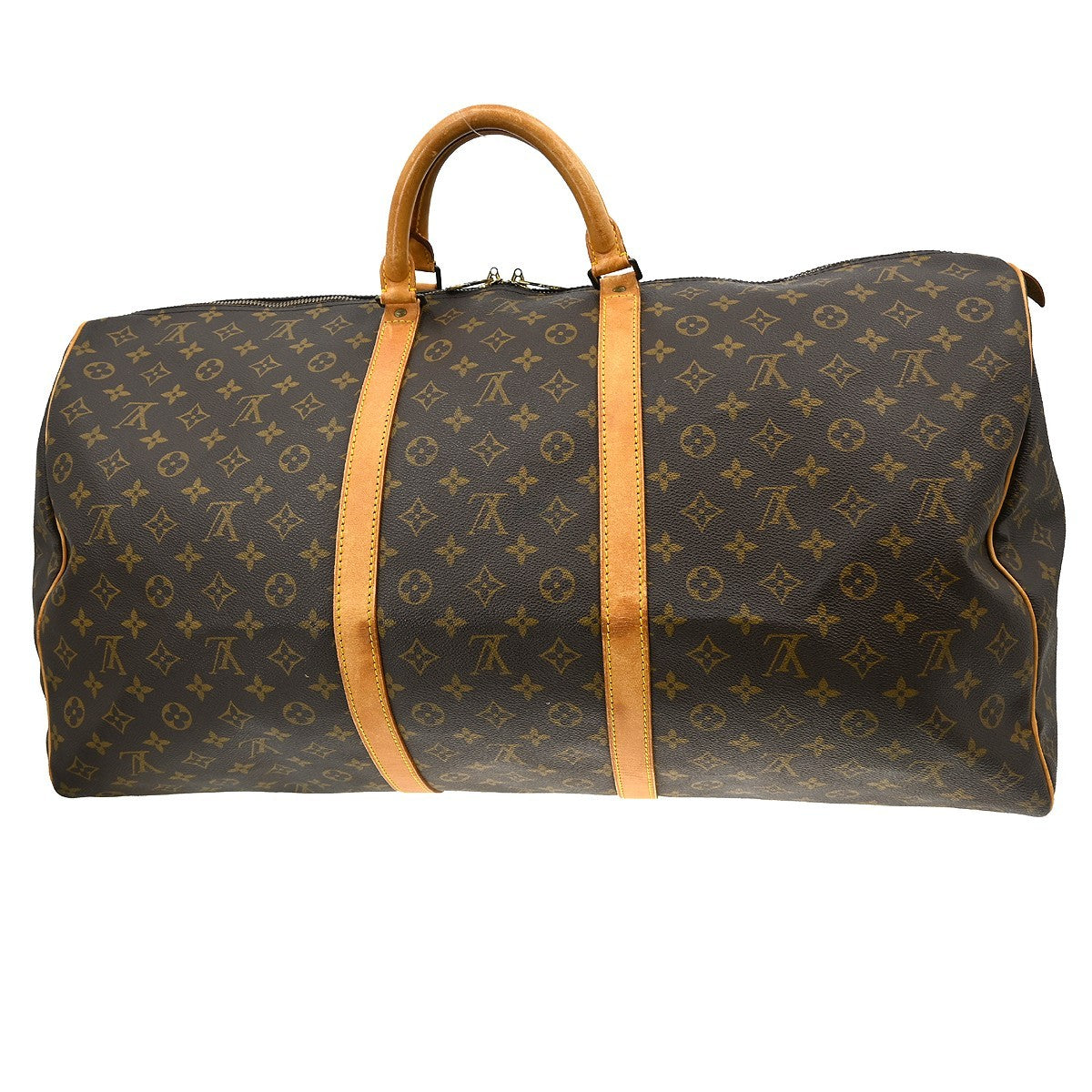Louis Vuitton Louis Vuitton Keepall Bag Monogram Canvas Brown Canvas Travel Bag Bag (Pre-Loved)