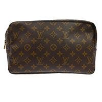 Louis Vuitton Louis Vuitton Trousse Toiletry Pouch Monogram Canvas Brown Canvas Clutche & Pouche Bag (Pre-Loved)