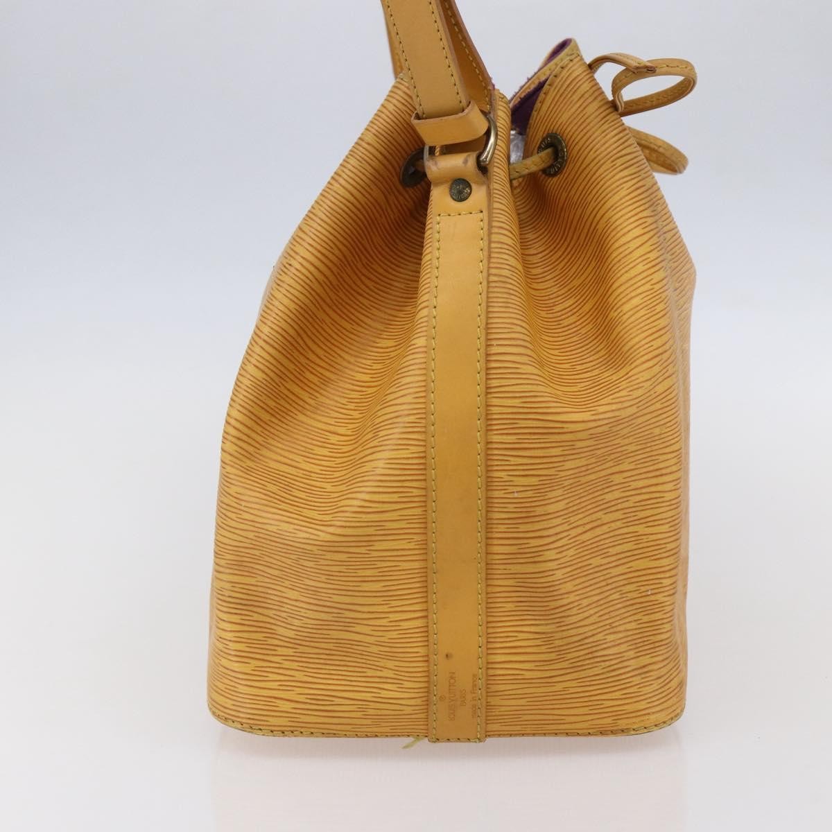 Louis Vuitton Petit Noe Handbag Epi Leather Yellow Leather Shoulder Bag Bag (Authentic Pre-Loved)
