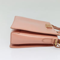 Salvatore Ferragamo Vala Shoulder Bag Leather Pink Leather Bag (Authentic Pre-Loved)