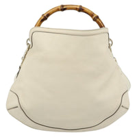 Gucci Gucci Vintage Convertible Bamboo Top Handle Bag Leather Multicolour Leather Handbag (Pre-Loved)