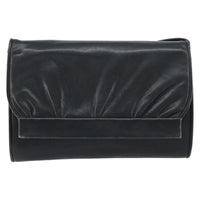 Gucci Vintage Shoulder Bag Leather Black Leather Shoulder Bag Bag (Authentic Pre-Loved)