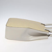 Salvatore Ferragamo Gancini Shoulder Bag Leather Beige Leather Shoulder Bag Bag (Pre-Loved)