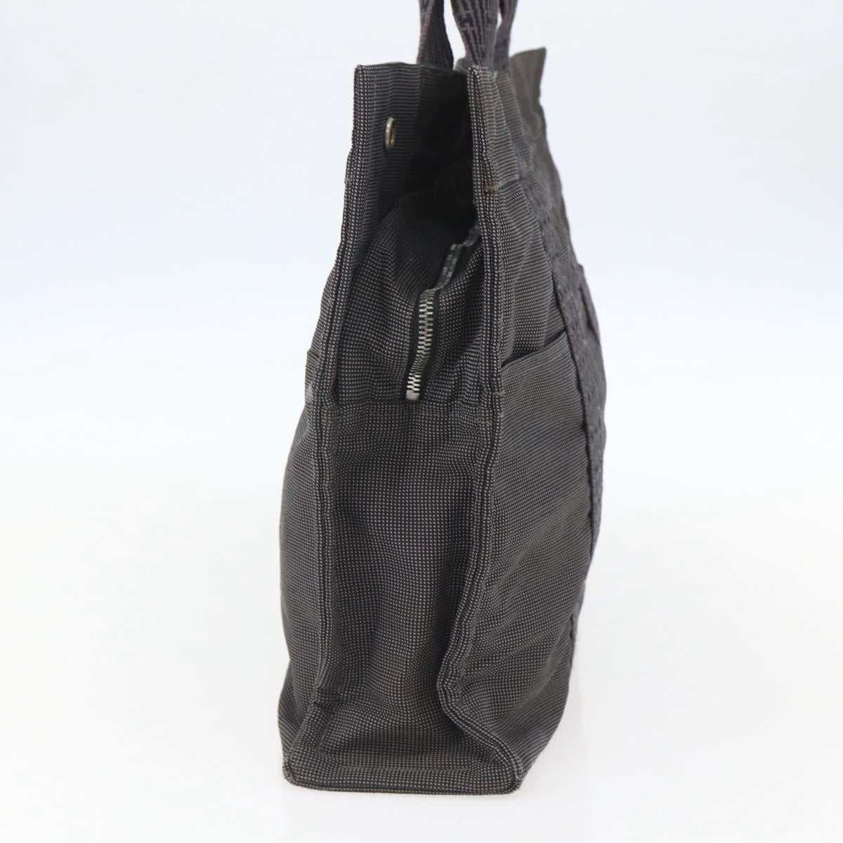 Hermes Fourre-Tout Herline Canvas Gray Canvas Tote Bag Bag (Pre-Loved)