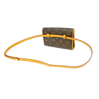 Louis Vuitton Florentine Waist Bag Monogram Canvas Brown Canvas Clutche & Pouche Bag (Authentic Pre-Loved)