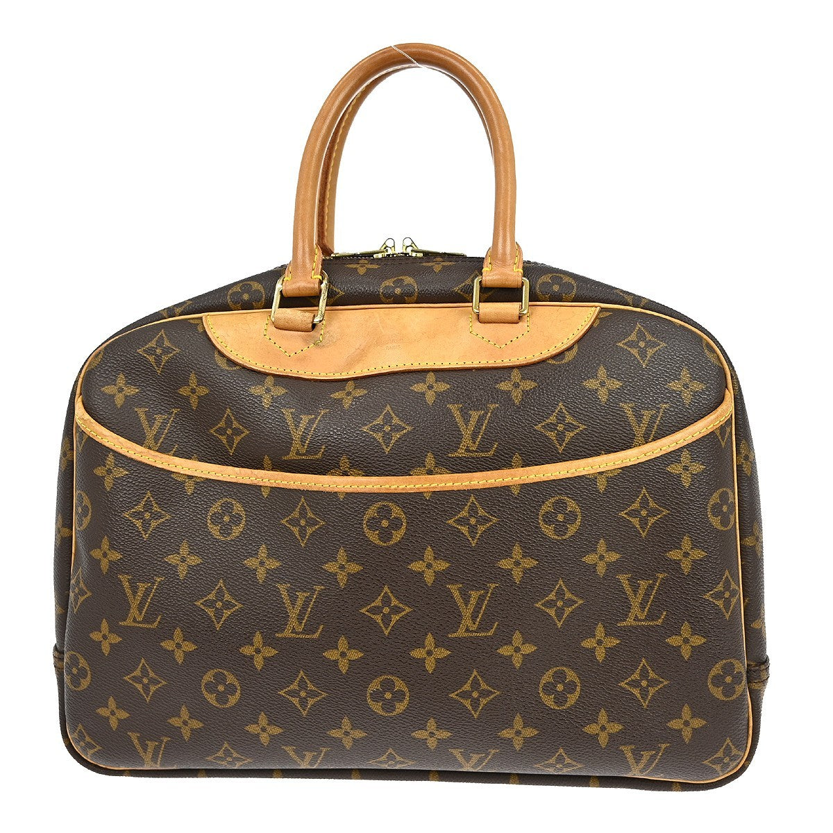 Louis Vuitton Louis Vuitton Deauville Handbag Monogram Canvas Brown Canvas Handbag (Pre-Loved)