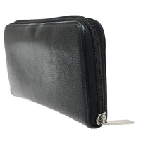 Chanel Cc Zip Around Wallet Leather Black Leather Wallets Accessory (Authentic Pre-Loved)