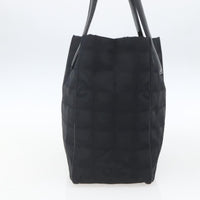 Chanel Travel Line Tote Nylon Black Nylon Tote Bag Bag (Authentic Pre-Loved)