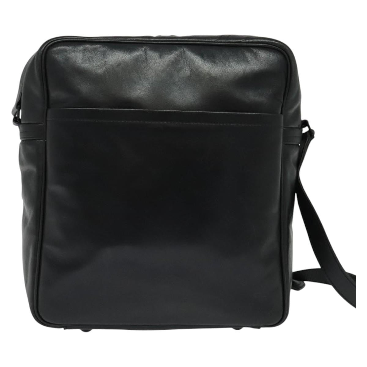 Louis Vuitton Clarkson Messenger Bag Monogram Shadow Leather Black Leather Bag (Authentic Pre-Loved)