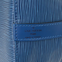 Louis Vuitton Petit Noe Handbag Epi Leather Blue Leather Shoulder Bag Bag (Pre-Loved)