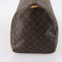 Louis Vuitton Keepall Bag Monogram Canvas Brown Canvas Travel Bag Bag (Pre-Loved)