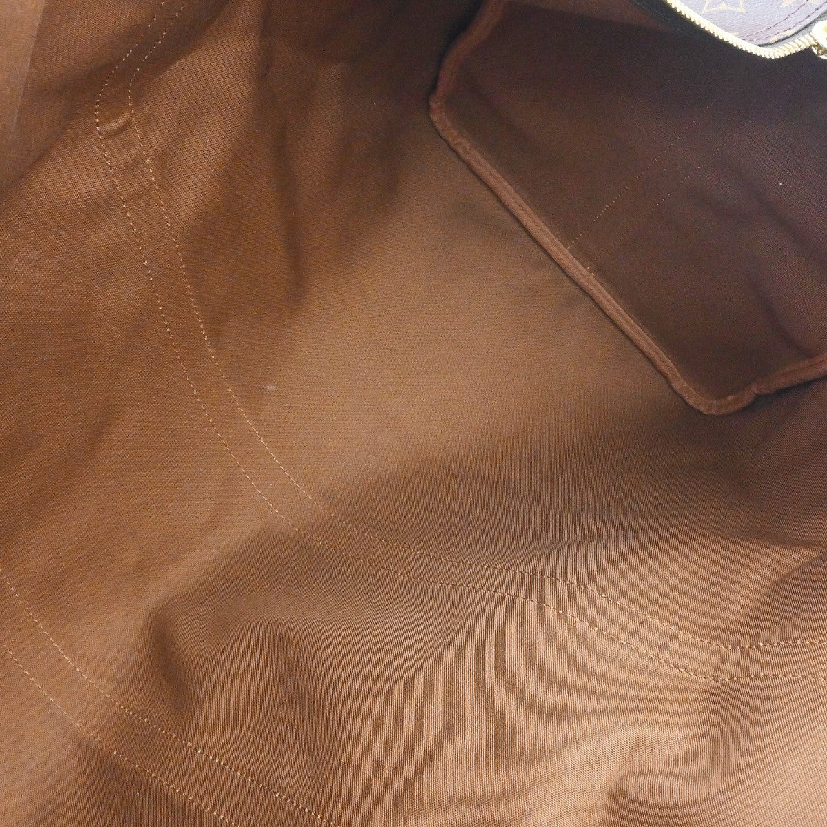 Louis Vuitton Keepall Bandouliere Bag Monogram Canvas Brown Canvas Travel Bag Bag (Authentic Pre-Loved)