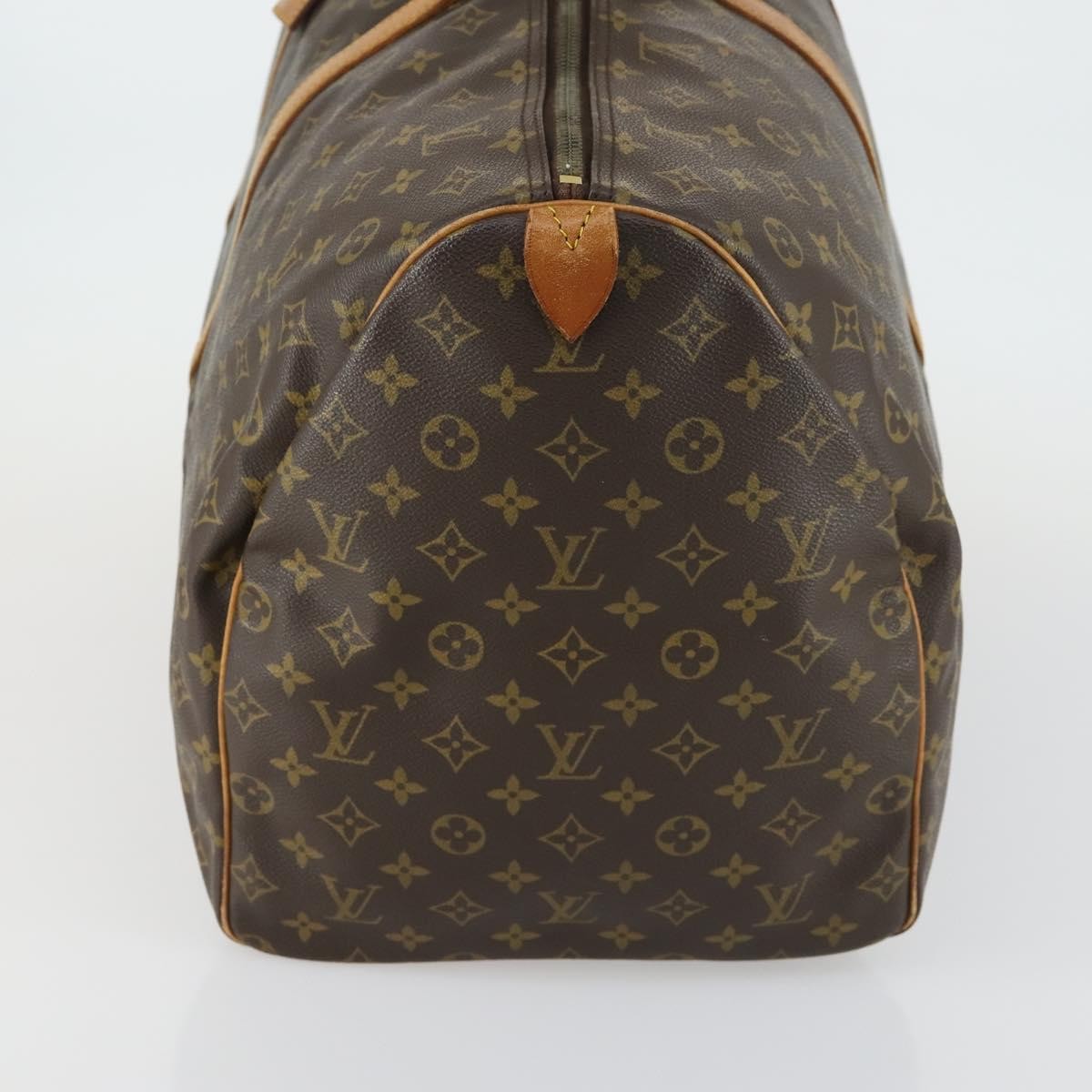 Louis Vuitton Keepall Bag Monogram Canvas Brown Canvas Travel Bag Bag (Authentic Pre-Loved)