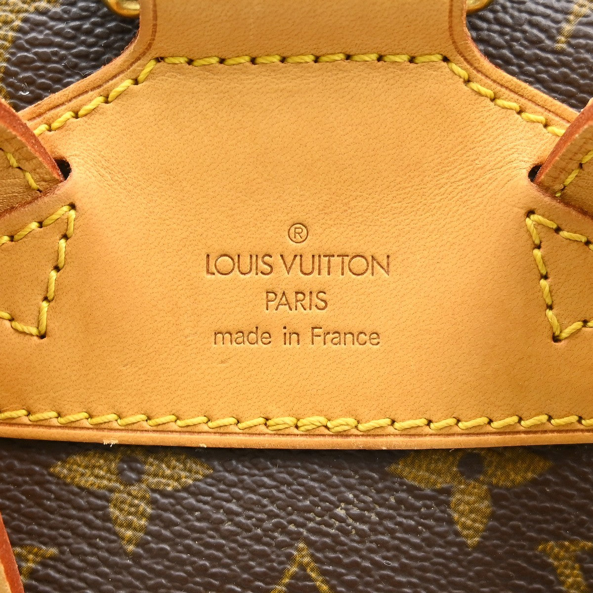 Louis Vuitton Vintage Montsouris Backpack Monogram Canvas Brown Canvas Backpack Bag (Pre-Loved)
