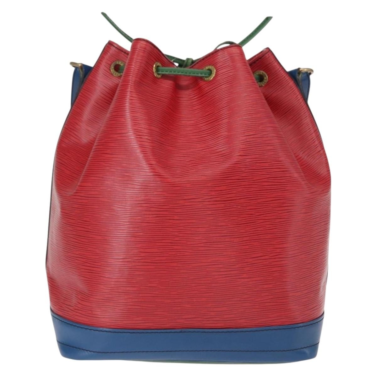 Louis Vuitton Tricolor Noe Handbag Epi Leather Red Leather Shoulder Bag Bag (Pre-Loved)